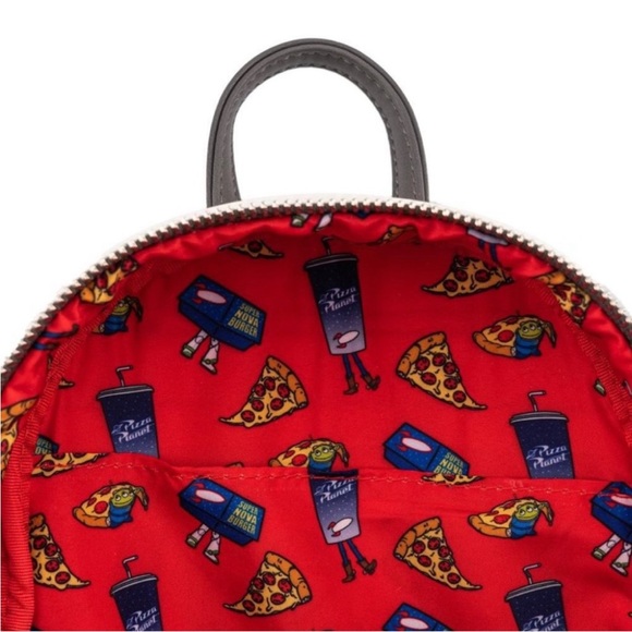 Loungefly Pizza Planet bookbag - Picture 4 of 6